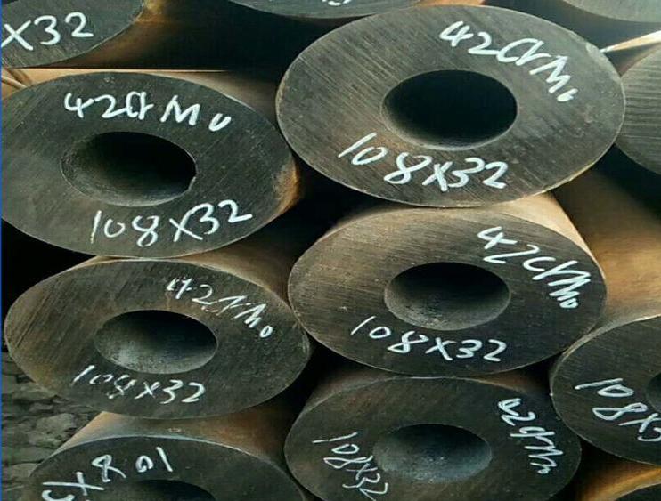 42crmo海珠海珠无缝钢管现货库存 单支起售合金无缝管